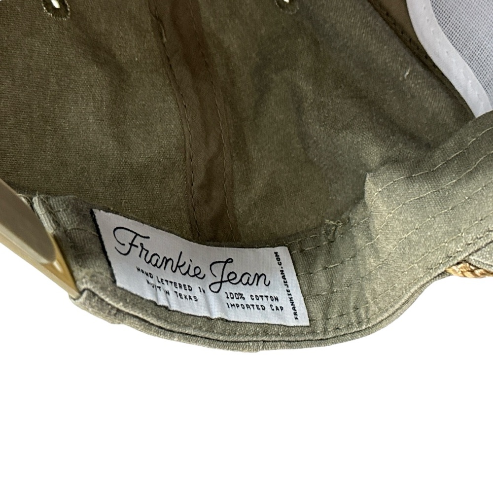 Frankie Jean Rope Hat Howdy Howdy Howdy Snapback Hand Lettered Rodeo Cap - Picture 5 of 5